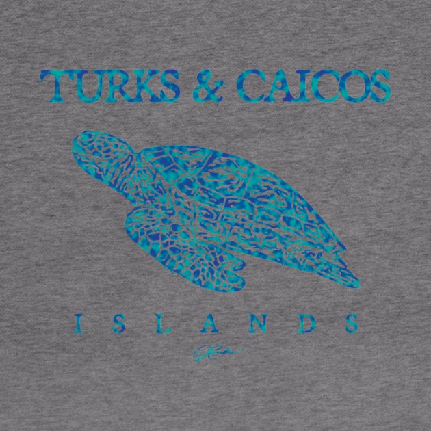 Turks & Caicos Islands Gliding Sea Turtle by jcombs